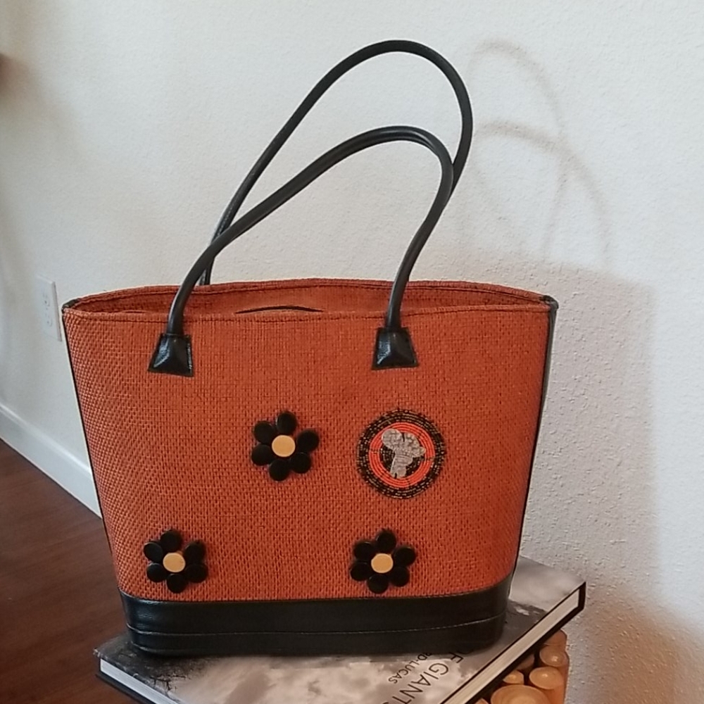 Kenyan jute handbag